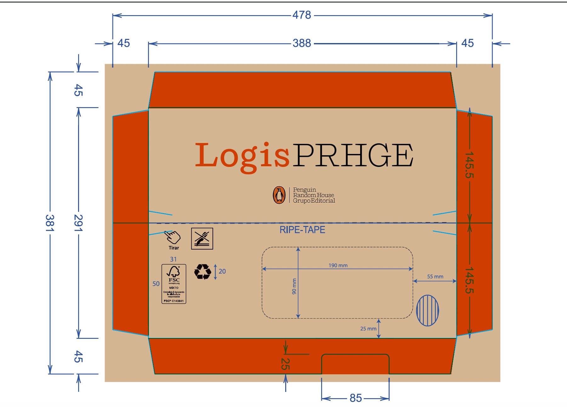 Diseño caja